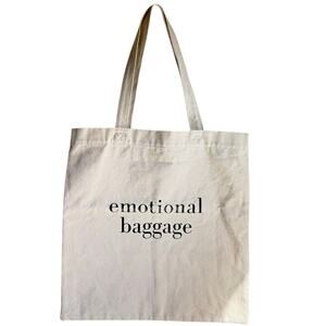 Emotional Baggage Canvas Tote Bag Reusable Eco Shopper